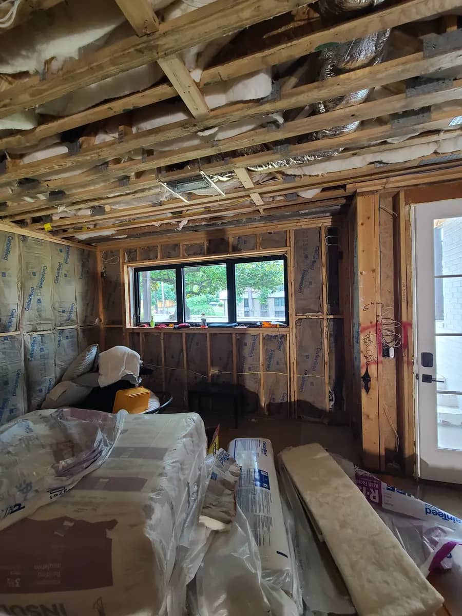 Basement Finishing — Project in progress