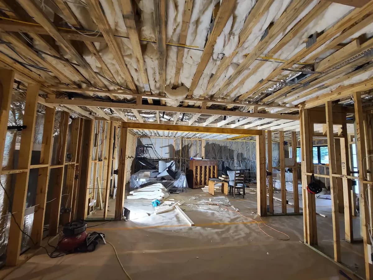 Basement Finishing — Project in progress
