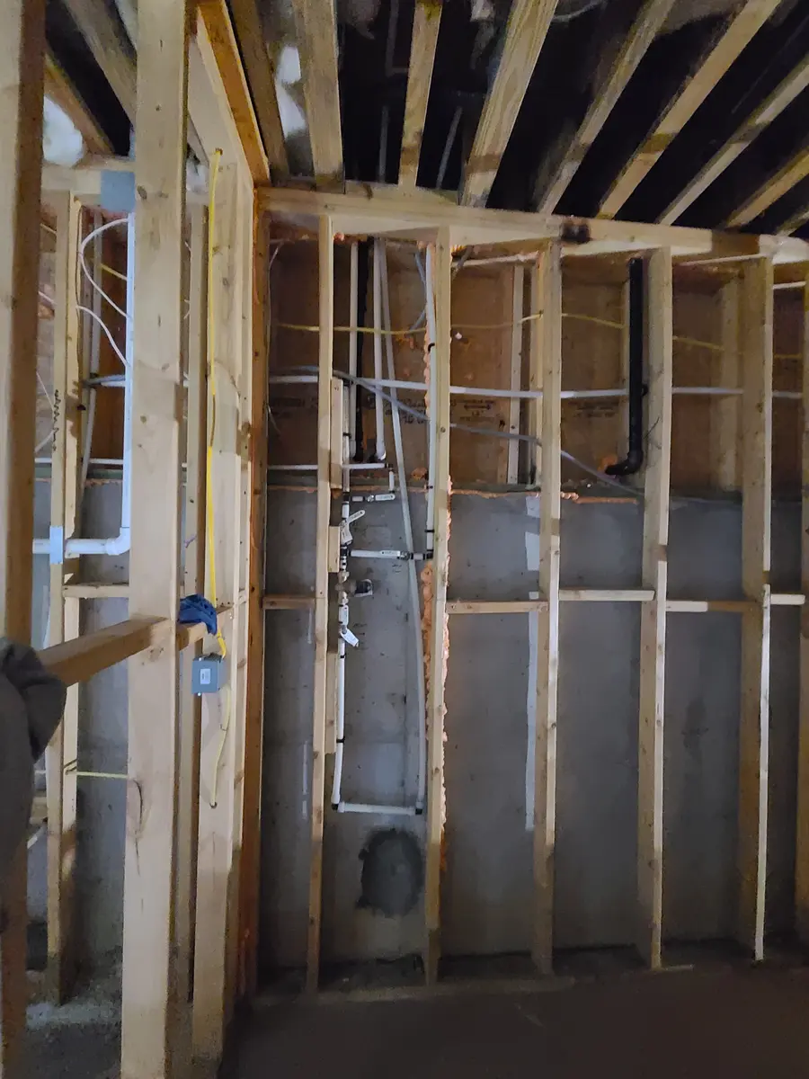 Basement Finishing — Project in progress