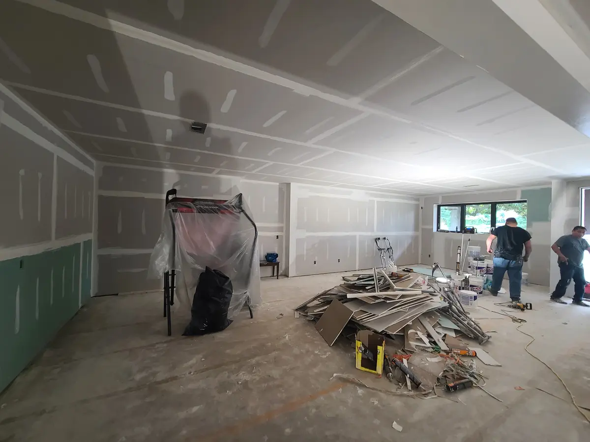 Basement Finishing — Project in progress