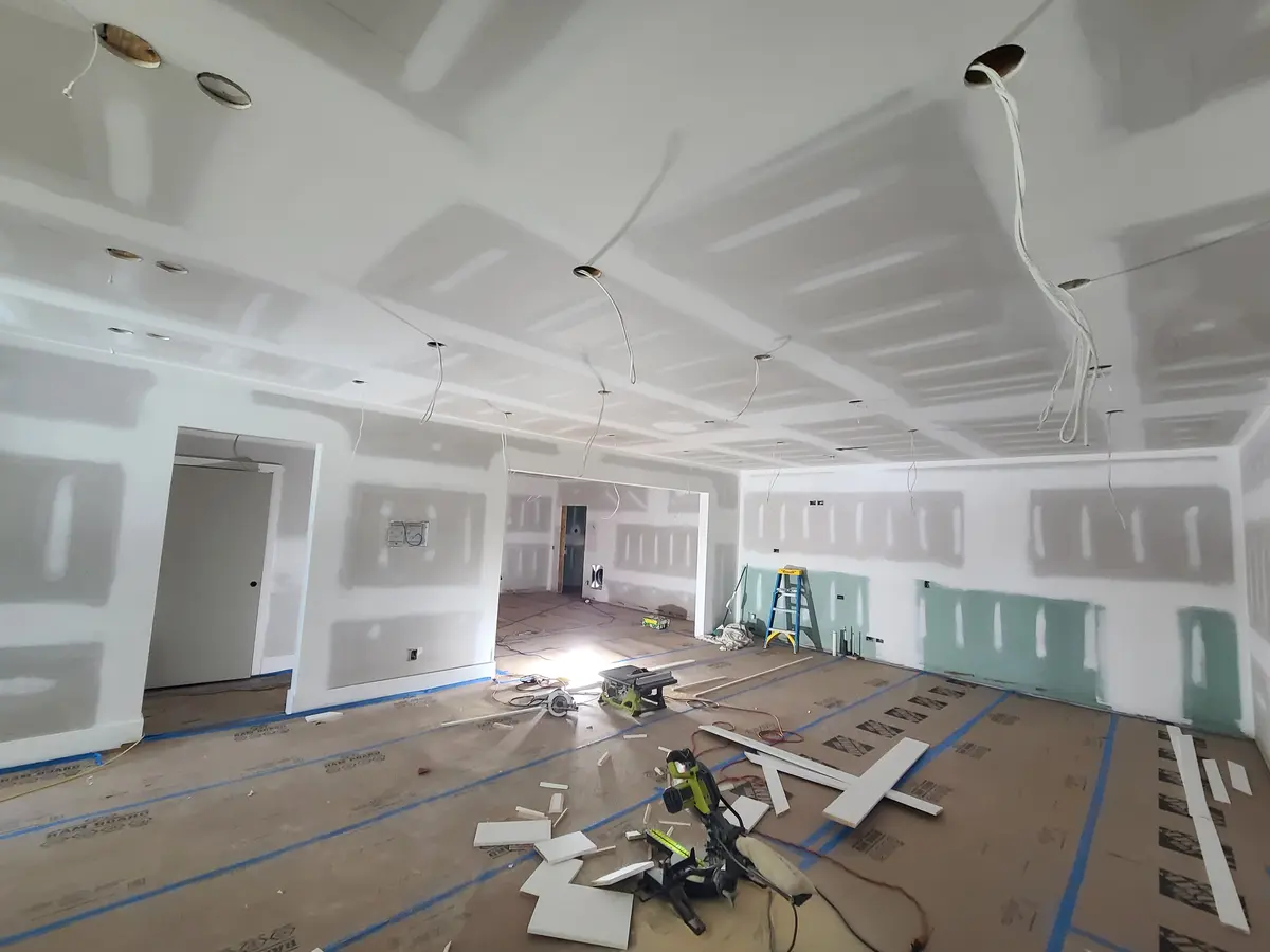 Basement Finishing — Project in progress