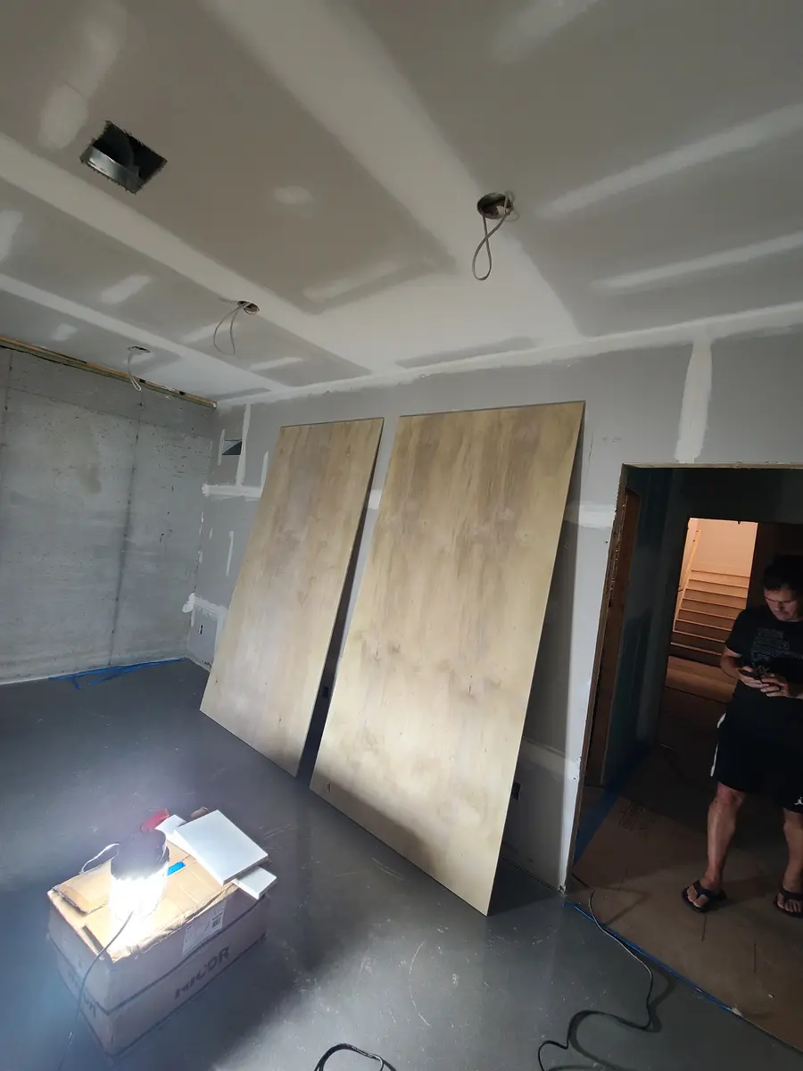 Basement Finishing — Project in progress