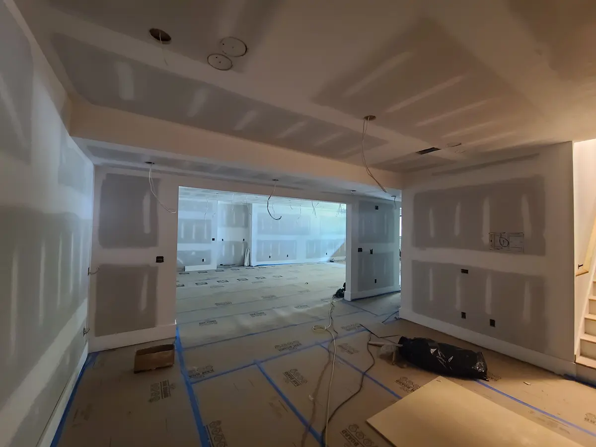 Basement Finishing — Project in progress