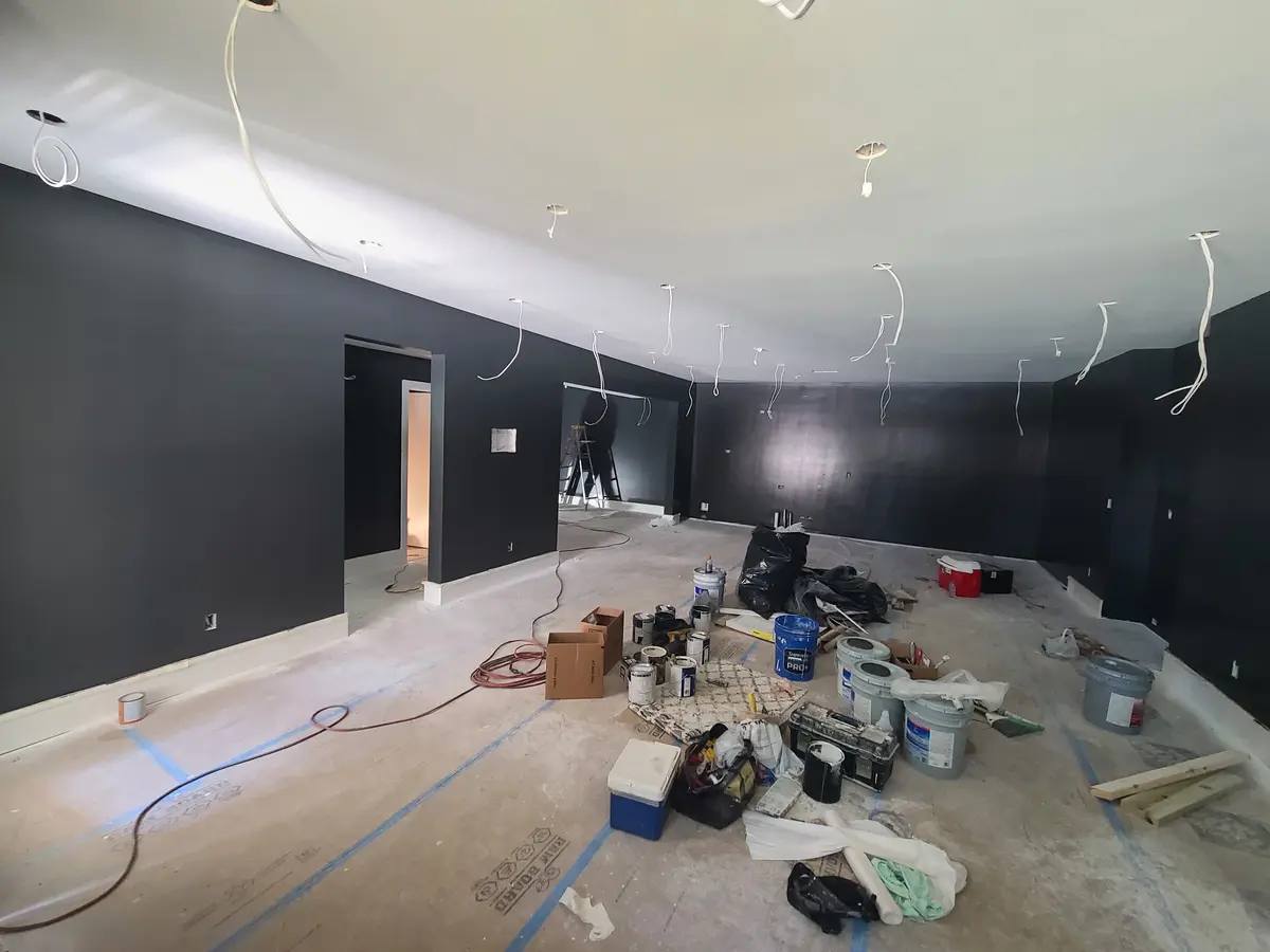 Basement Finishing — Project in progress