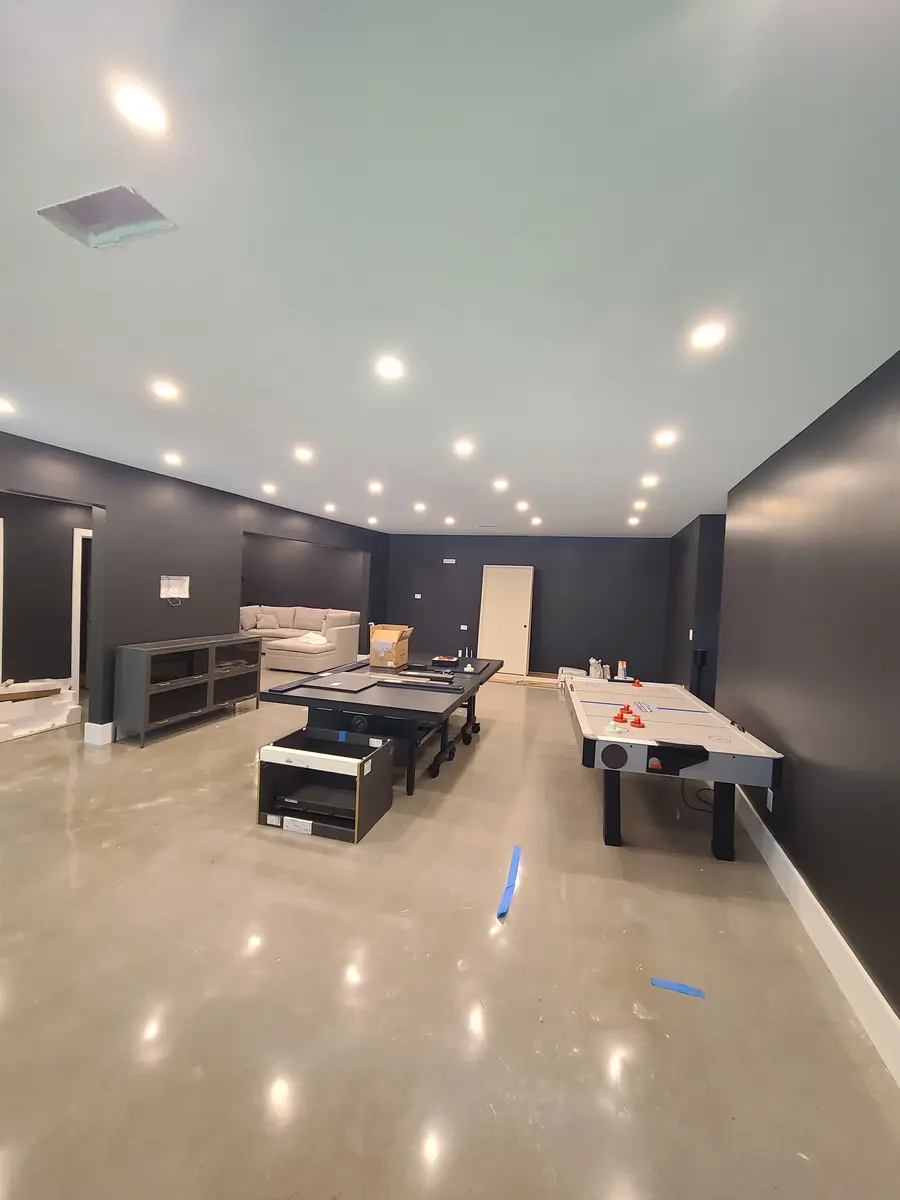 Basement Finishing — Finished basement
