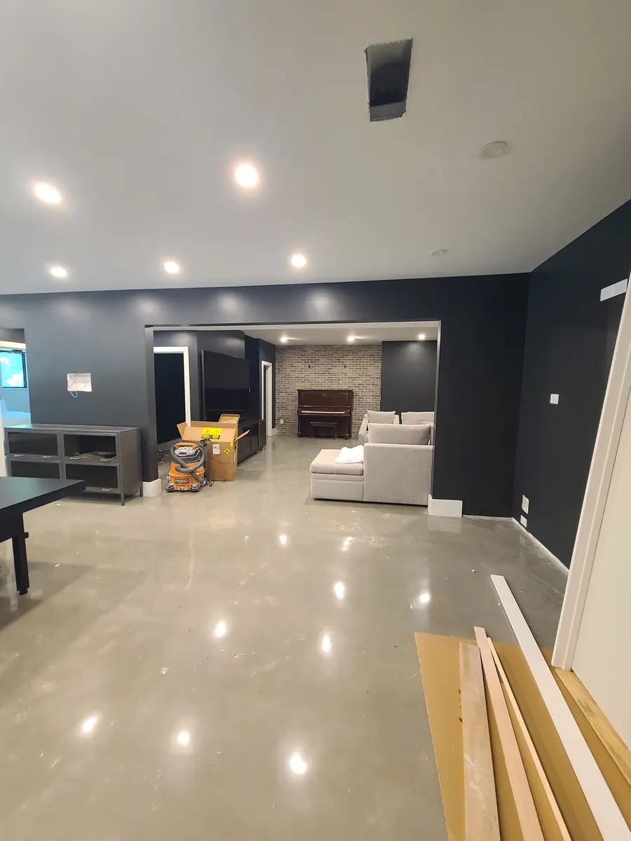 Basement Finishing — Finished basement