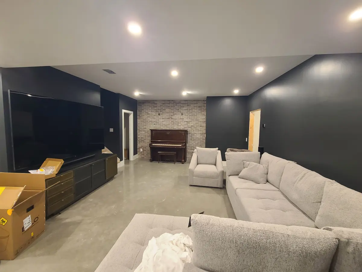 Basement Finishing — Finished basement